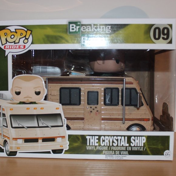 Breaking Bad Crystal Ship RV & Jesse Pinkman FUNKO Pop Vinyl (RARE & VAULTED) - Picture 1 of 7